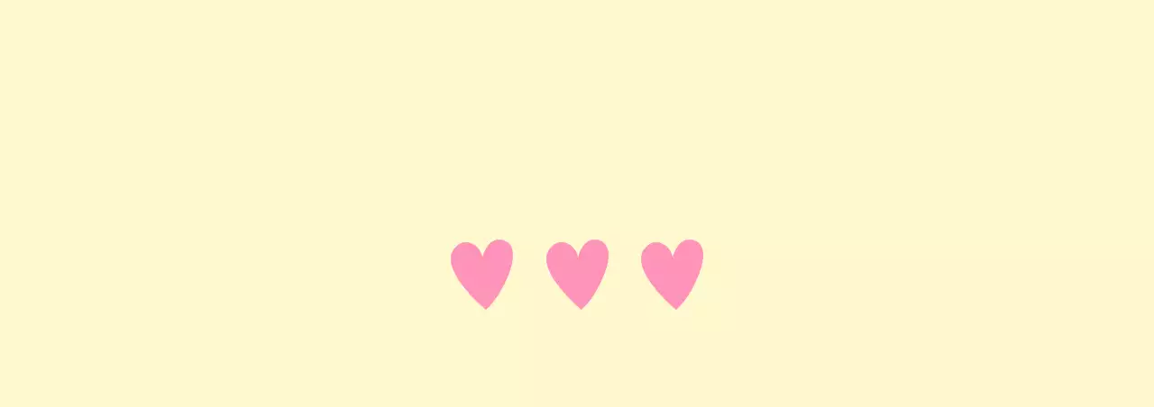 Cute yellow heart header tack