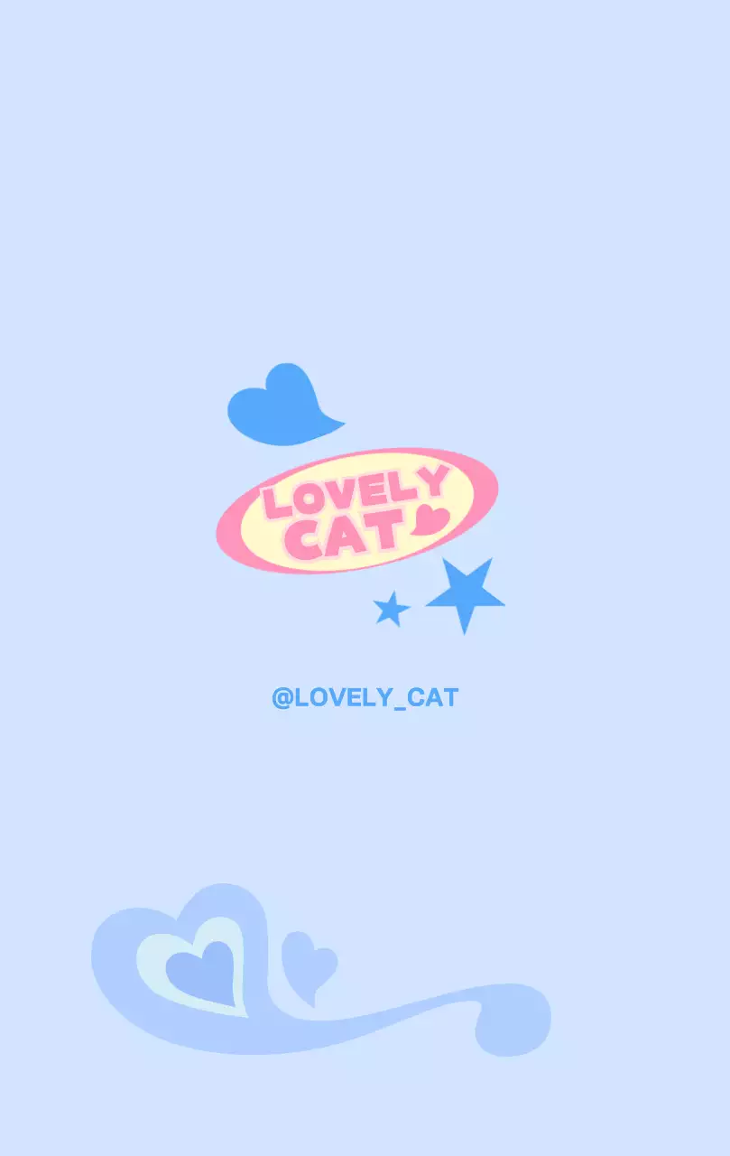 파스텔톤의 키치한 키링 배경지