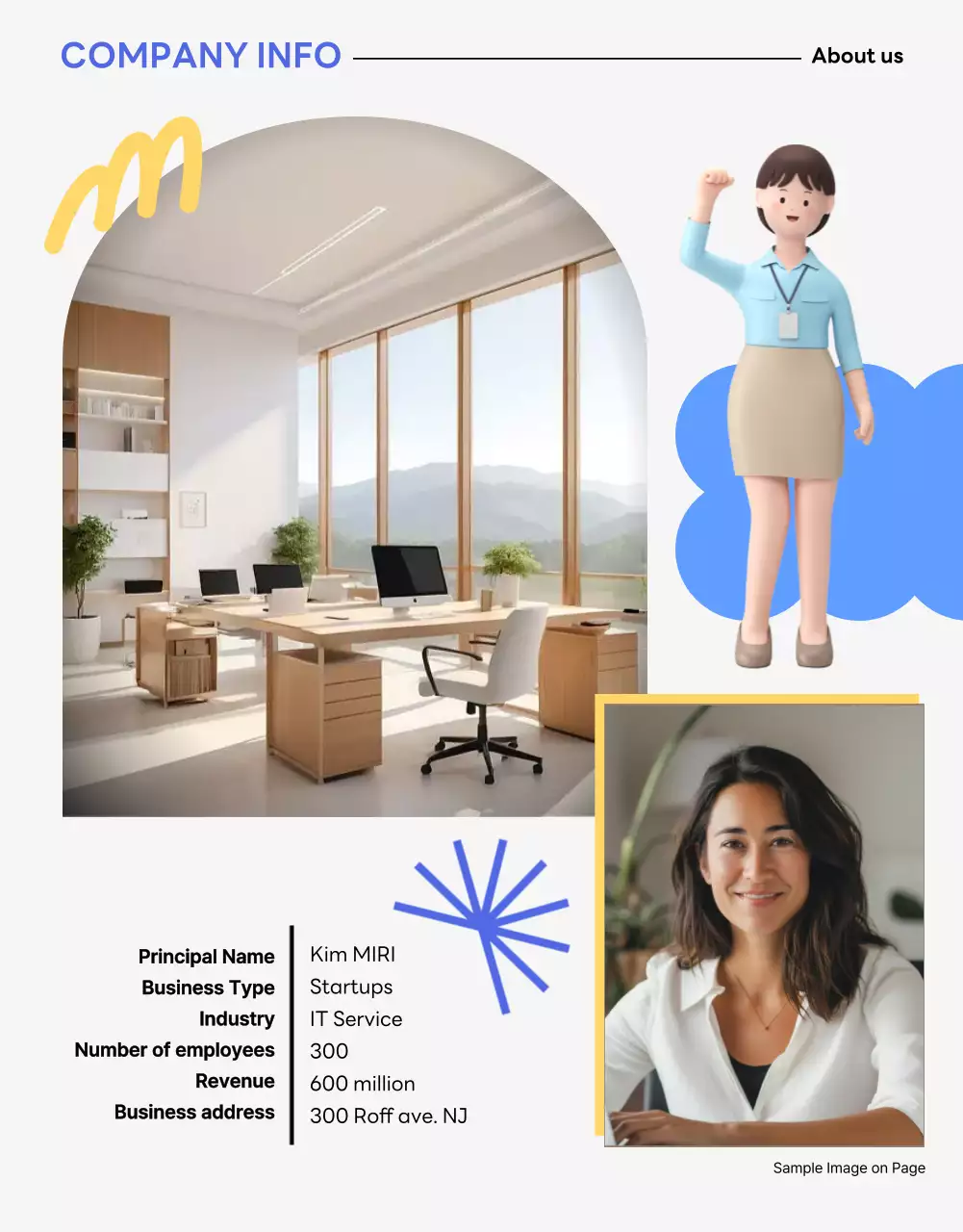 Blue Modern Recruitment Announcement Poster