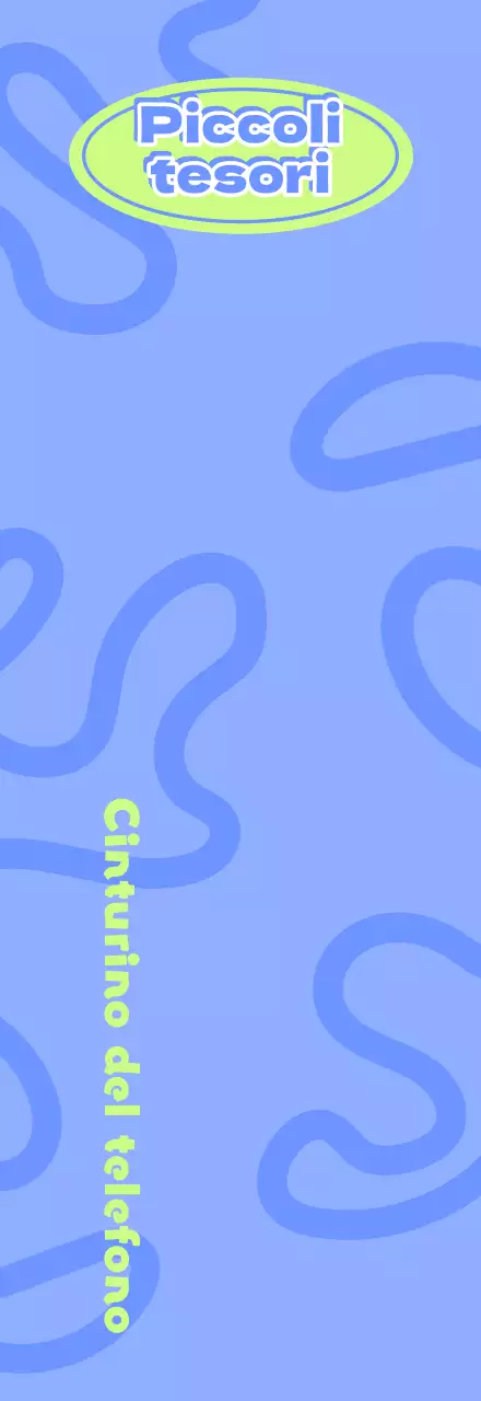 Sfondo carino e kitsch per il cinturino del telefono del negozio di oggetti di scena