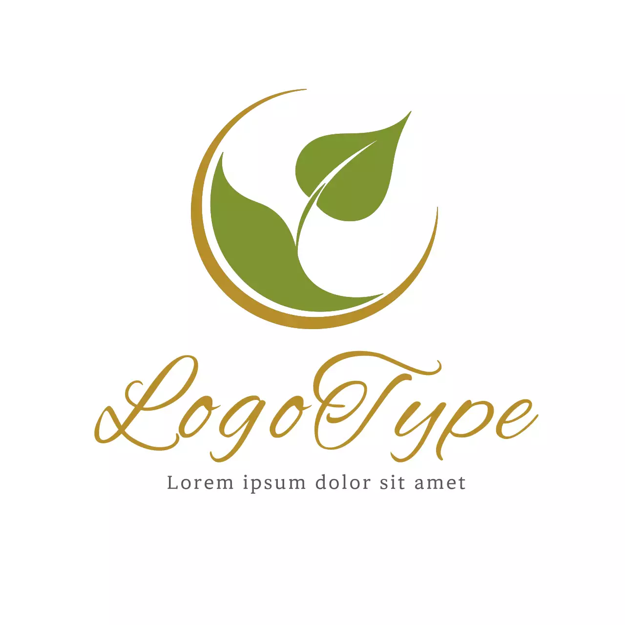 Green Elegant Design Logo
