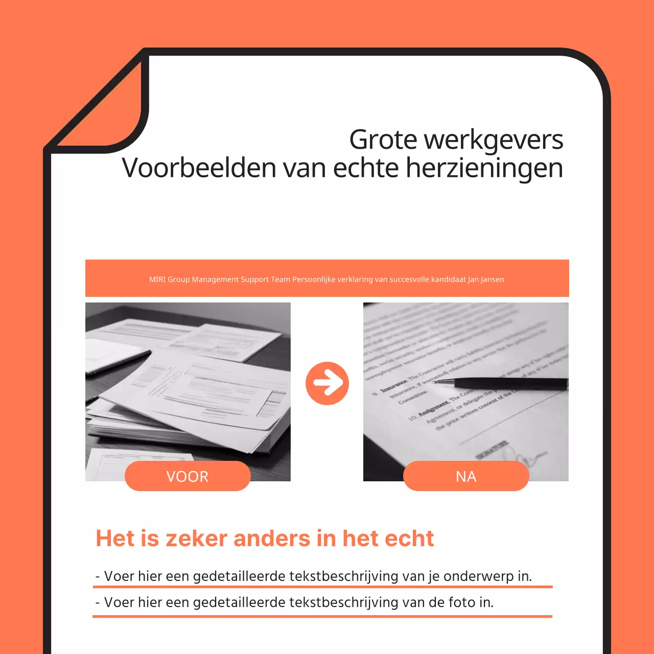 Promoot een eenvoudige bijles in oranje en lichtblauw