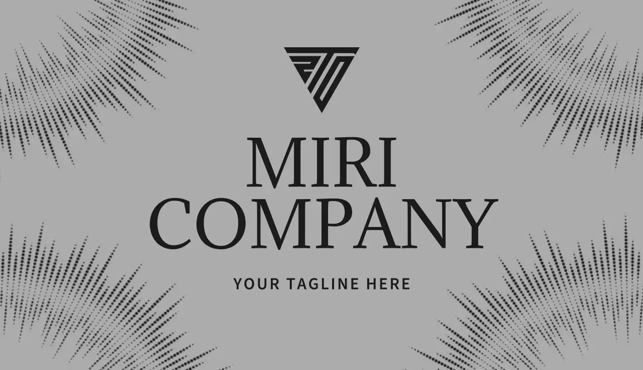 Black Minimal Business Card