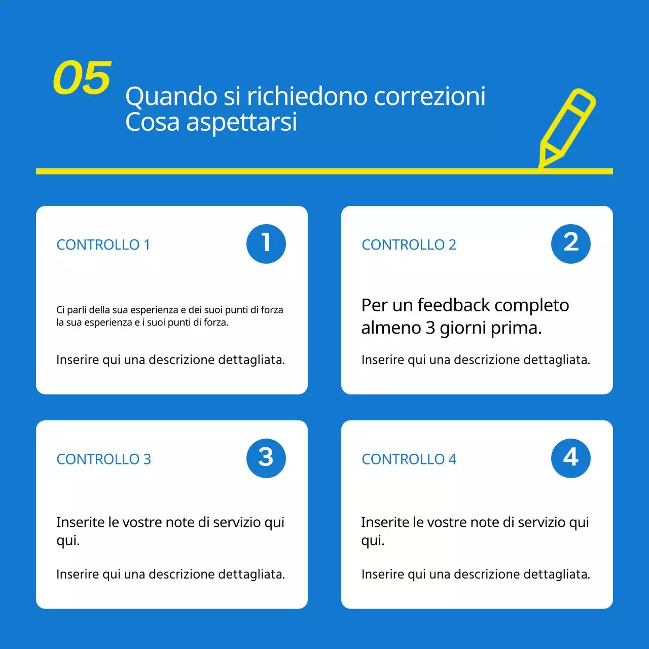 Promozione di una semplice sessione di tutoraggio in azzurro e giallo