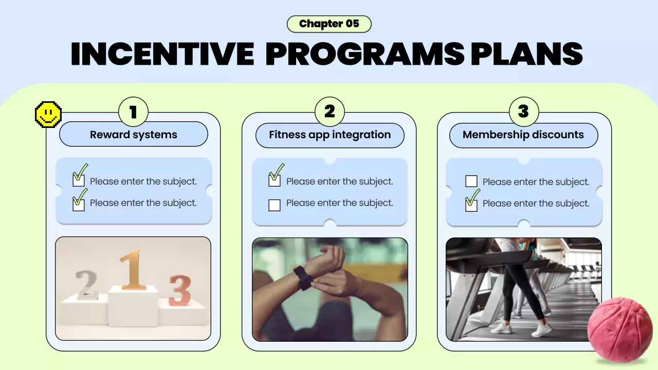 Blue Trendy Workout Guideline Presentation