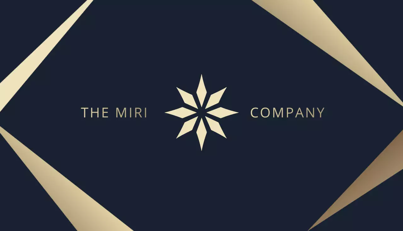 Navy Elegant Business Card