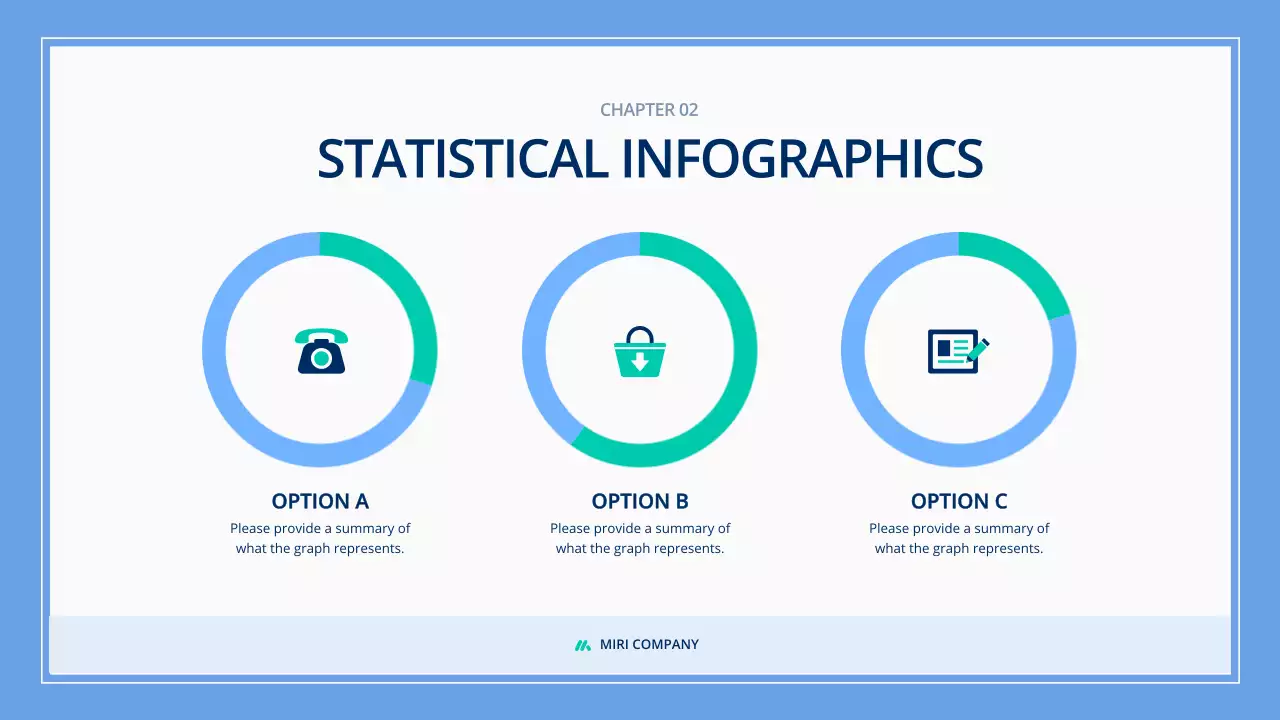 Presentasi Panduan Infografis Modern Biru