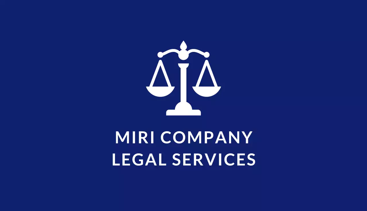 Blue Professional Legal Business Card