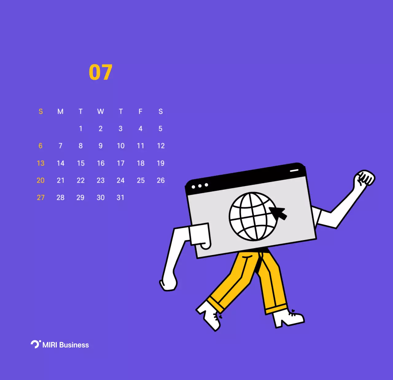 Minh họa đường nét rõ ràng trên nền màu tím