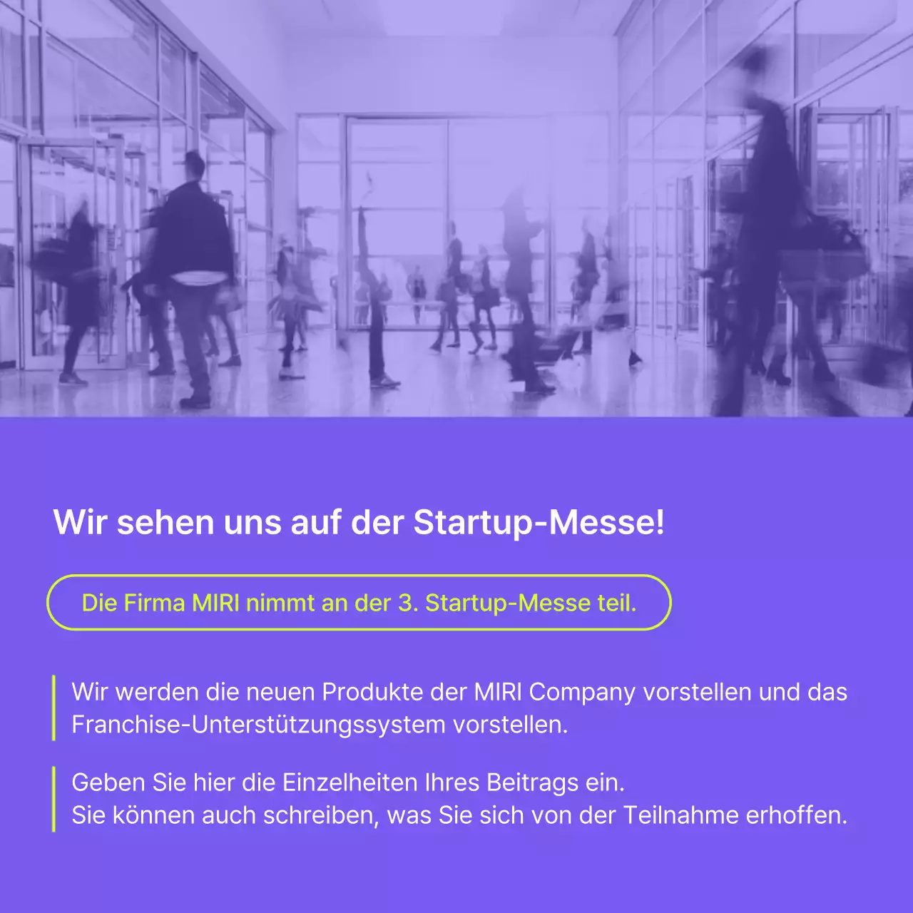 Über die Mauve Modern Startup Fair