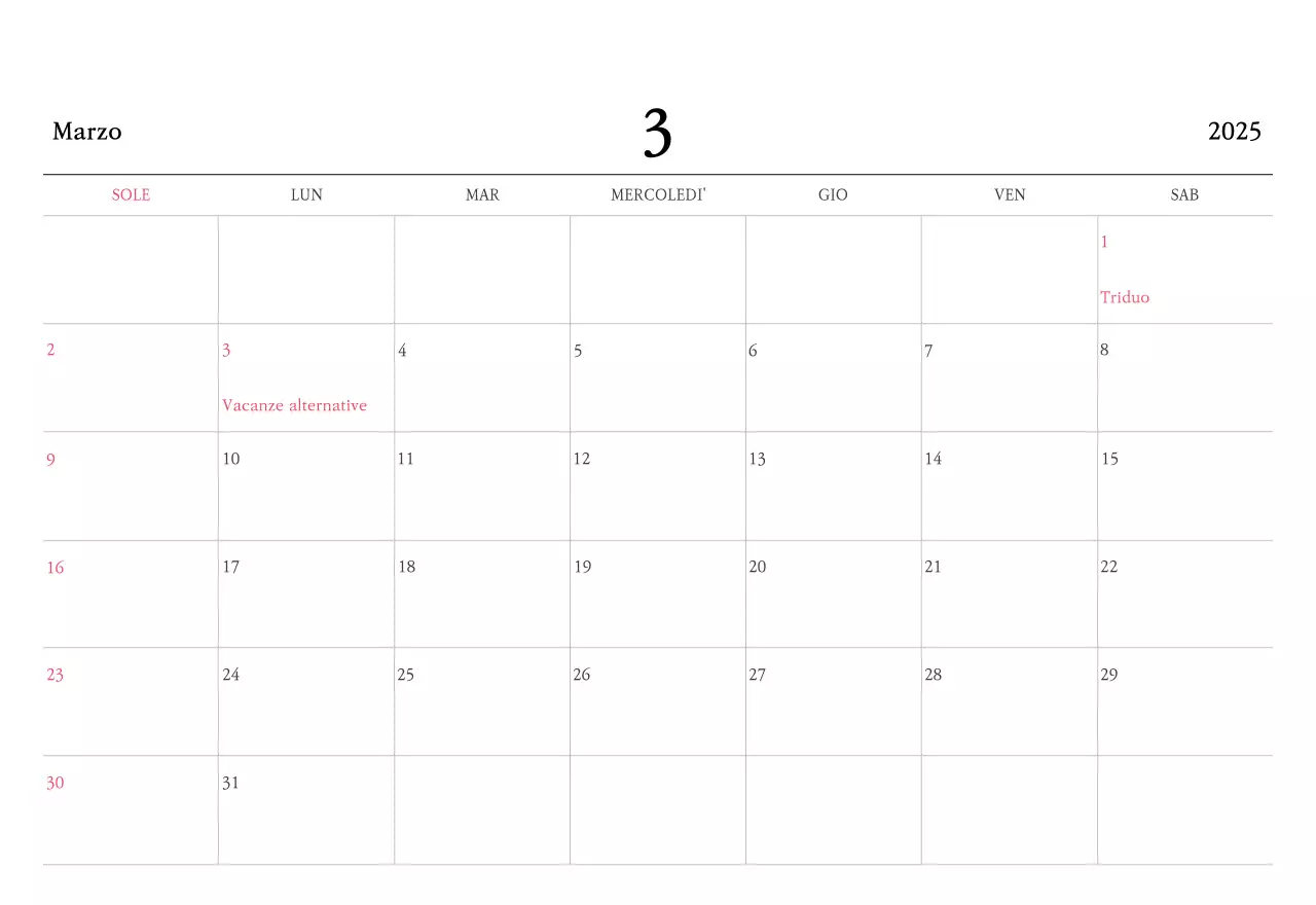 Colori caldiChiese con simpatiche illustrazioni