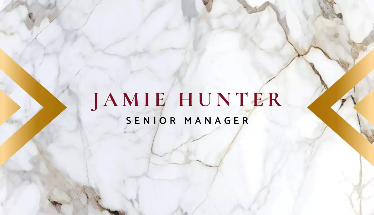 White Elegant Business Card