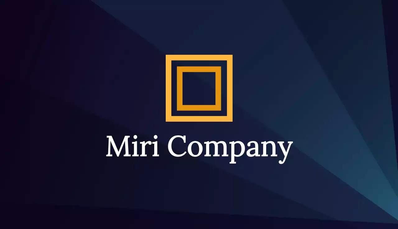 Orange Simple Business Card