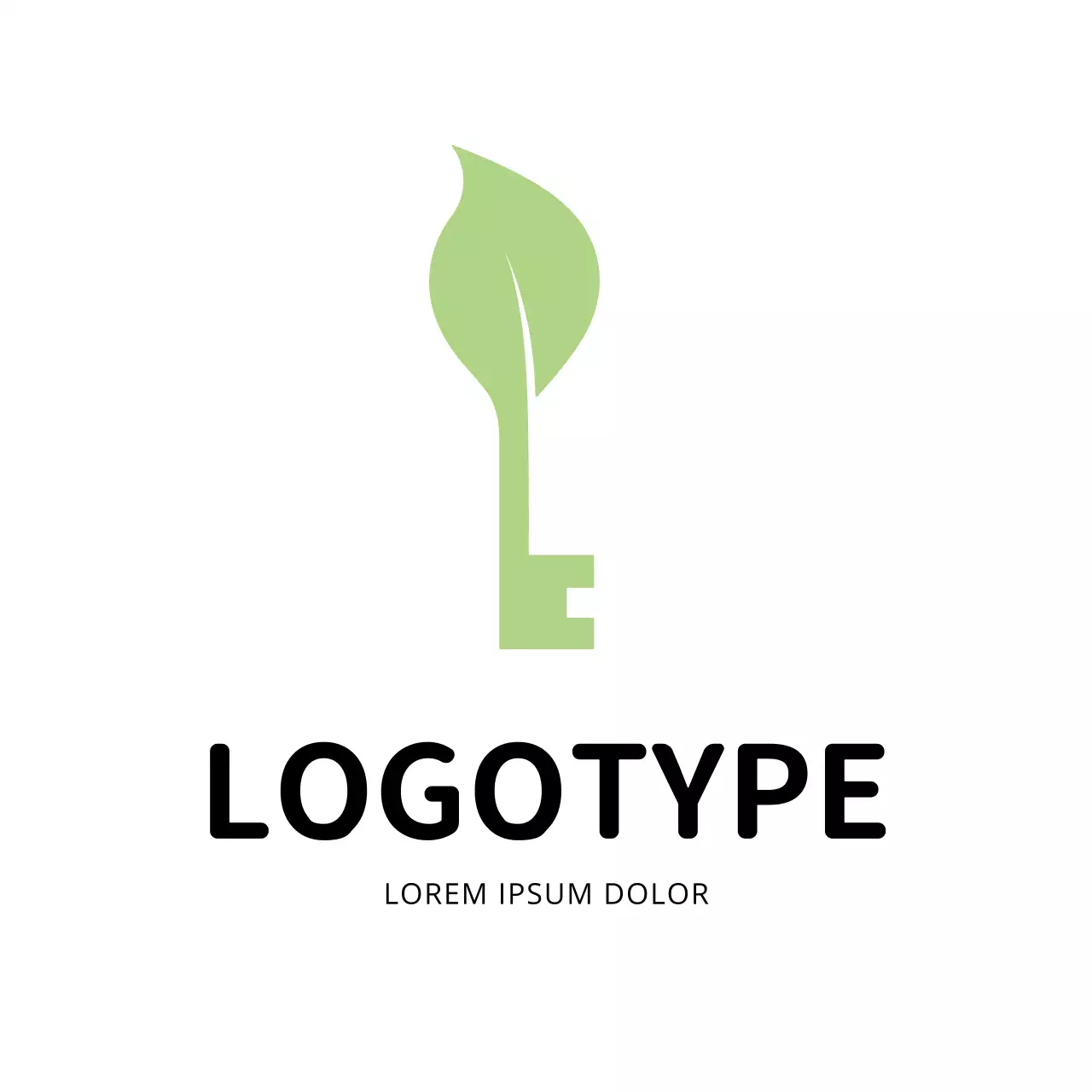 Green Minimal Design Logo