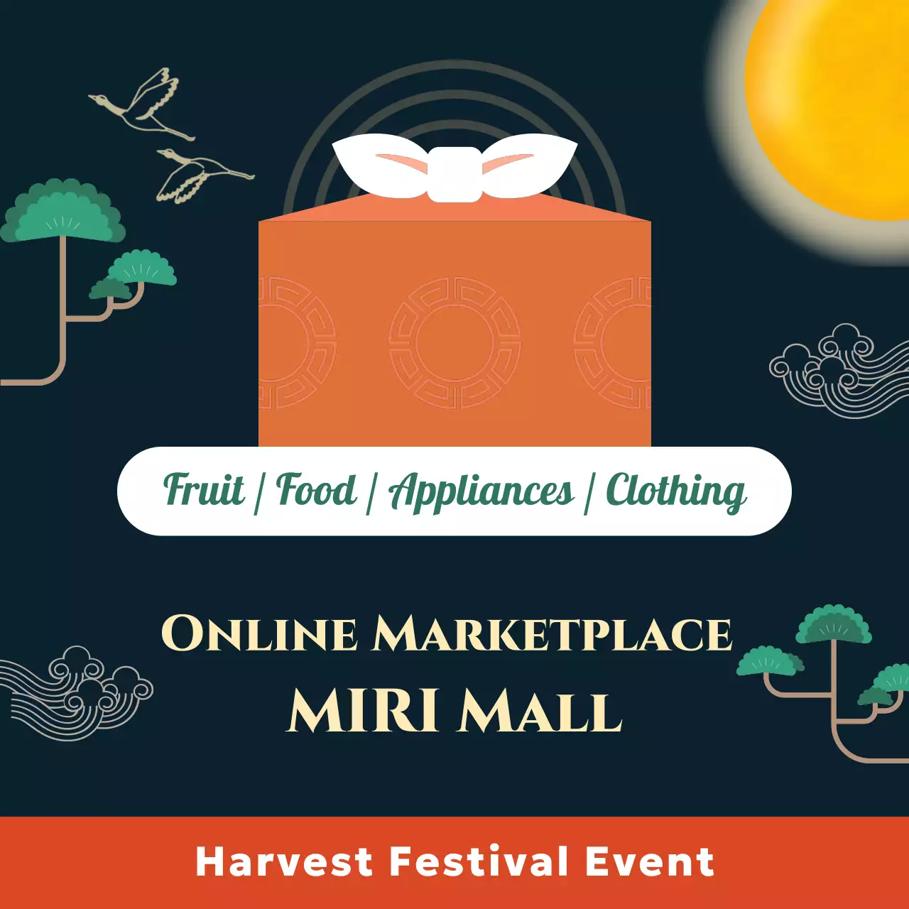 Blue Traditional Sale Promotion Instagram Carousel