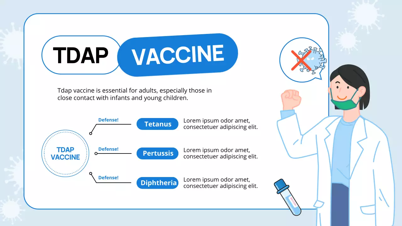 Blue Simple Healthcare Guideline Presentation