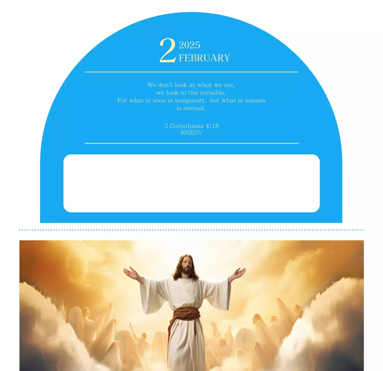 Lịch nhà thờ khái niệm hiện đại màu xanh