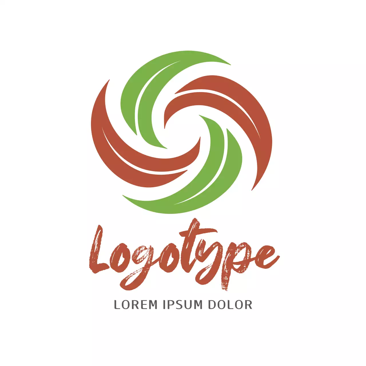 Green Minimal Design Logo