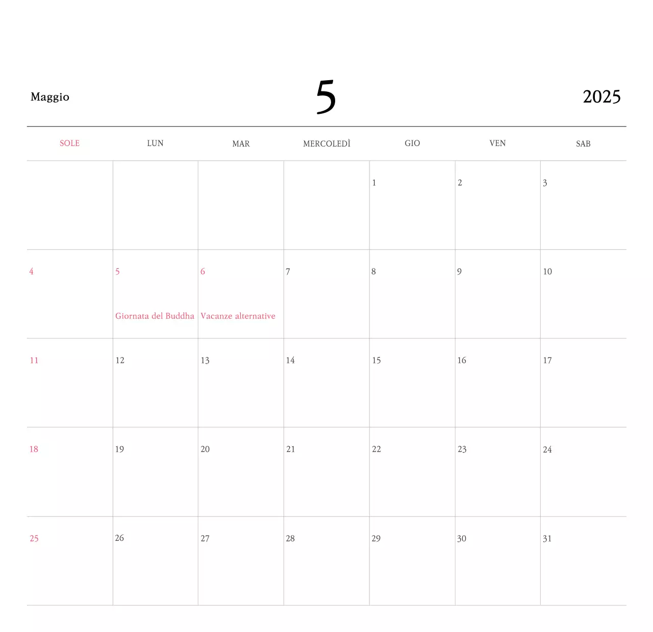 Colori caldiChiese con simpatiche illustrazioni