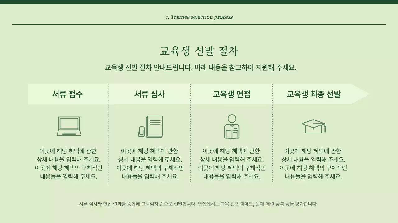 초록과 민트의 심플한 전문상담가 교육자료
