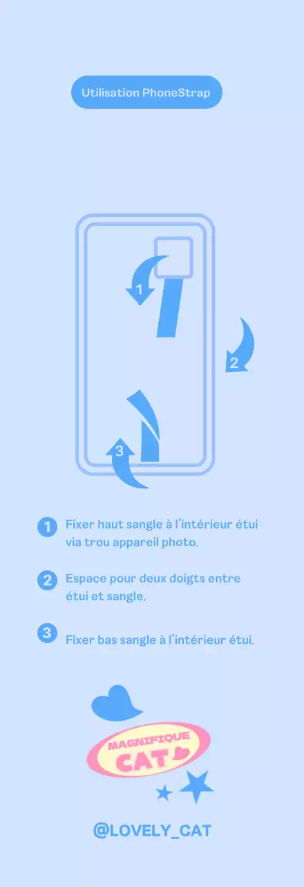 Papier peint pastel et kitsch PhoneStrap