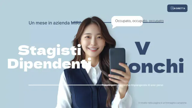 Promuovere un vlog moderno di colore blu chiaro