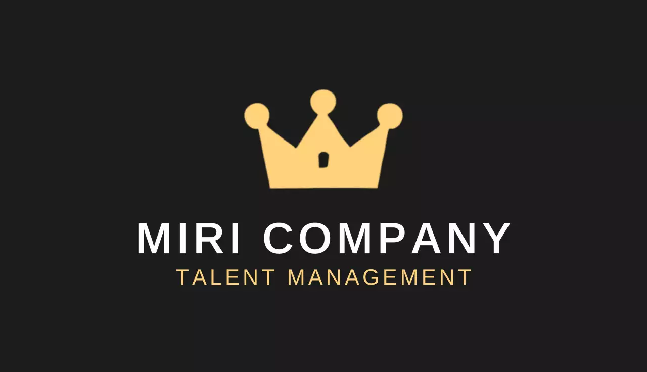 Black Elegant Business Card