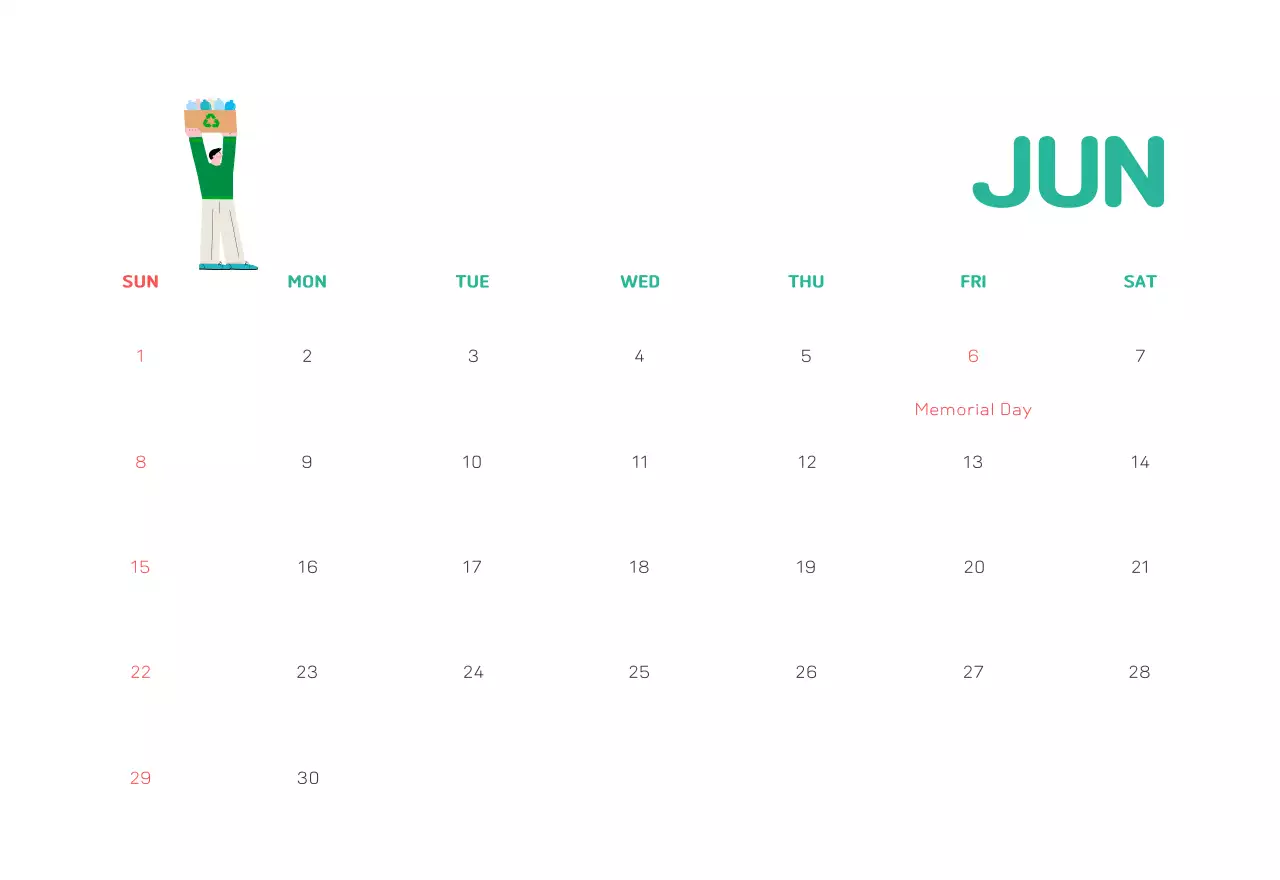 A colorful holiday celebration with illustrations of conservationists and the planet.