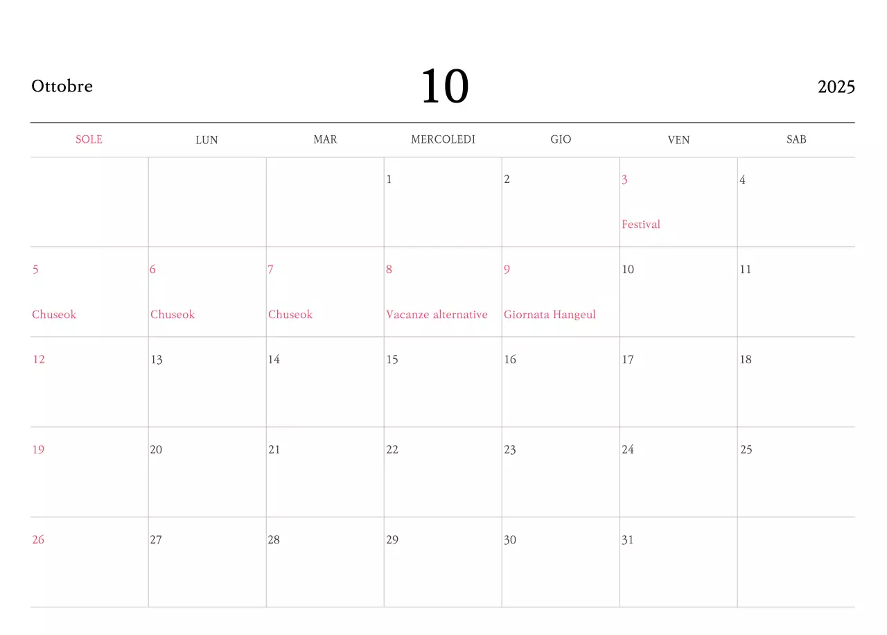 Colori caldiChiese con simpatiche illustrazioni