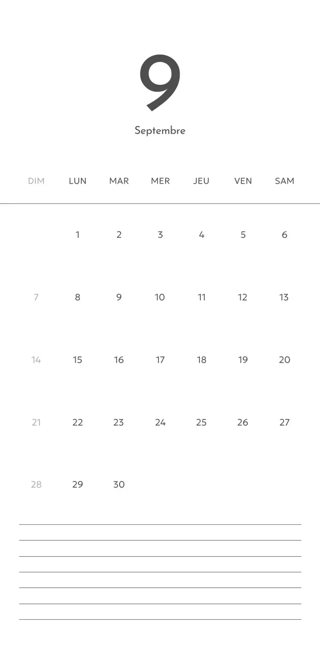 Un calendrier photo à l'allure urbaine et épurée