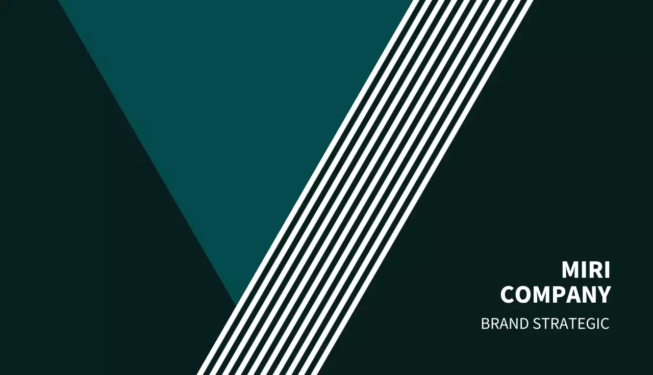 Green Modern Business Card