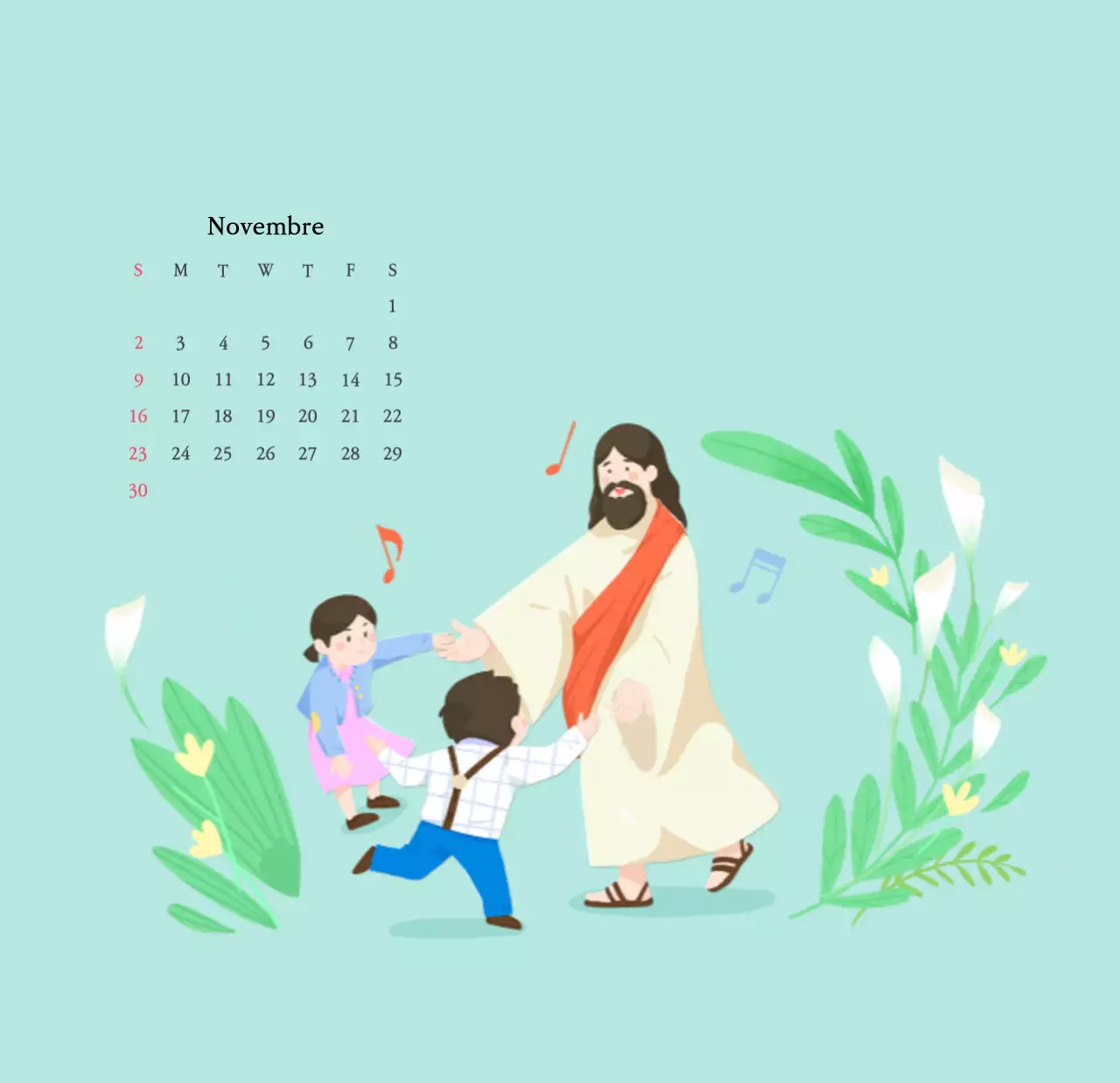 Colori caldiChiese con simpatiche illustrazioni