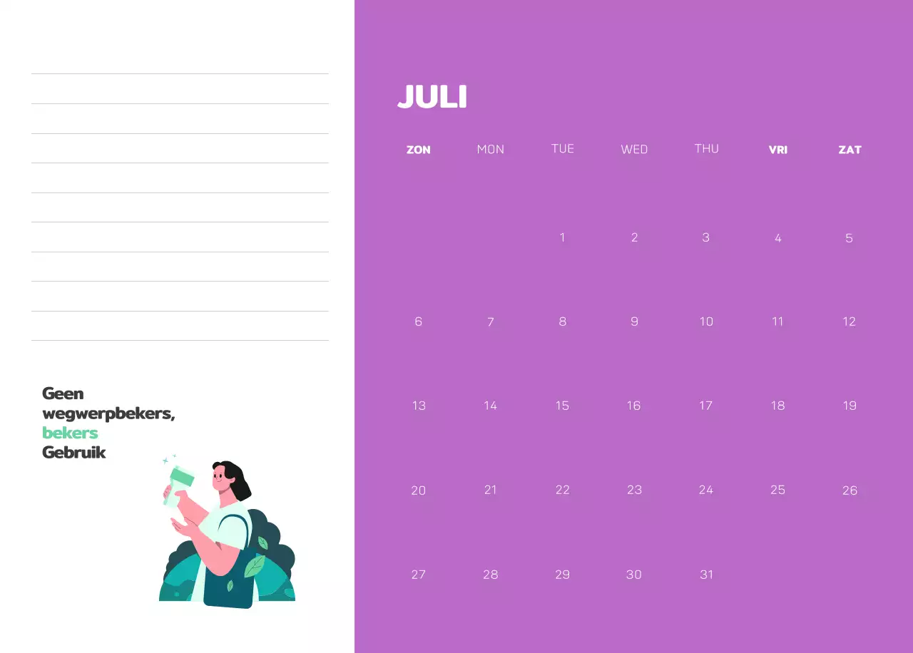 Een sociale stichting die de feestdagen viert met kleurrijke illustraties van mensen en de planeet.