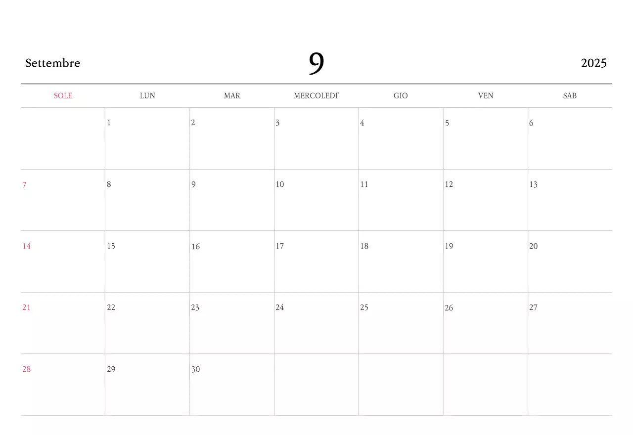 Colori caldiChiese con simpatiche illustrazioni