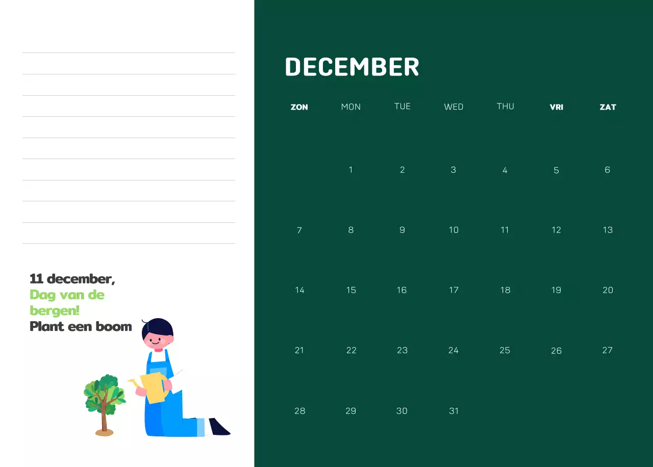 Een sociale stichting die de feestdagen viert met kleurrijke illustraties van mensen en de planeet.