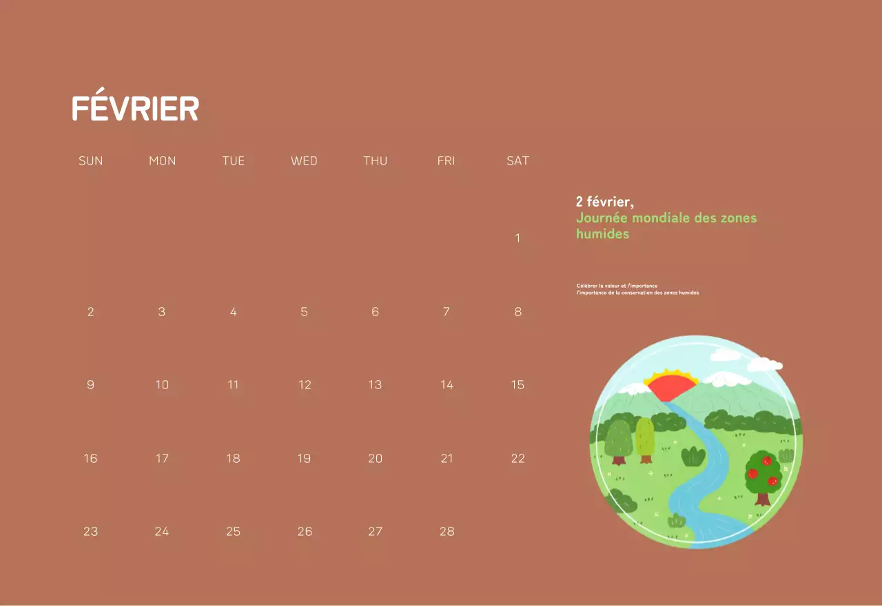 Une fondation sociale qui célèbre les fêtes de fin d'année avec des illustrations colorées de personnes et de la planète.