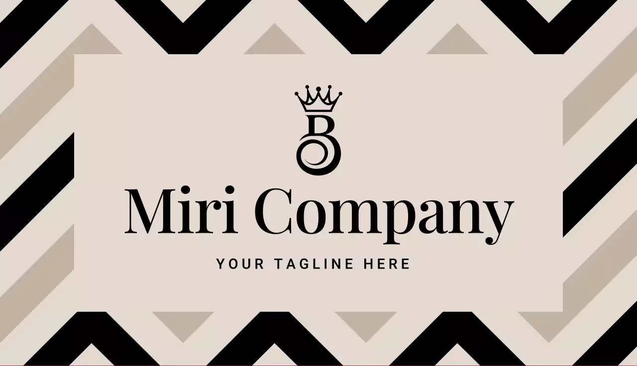 Beige Classic Business Card