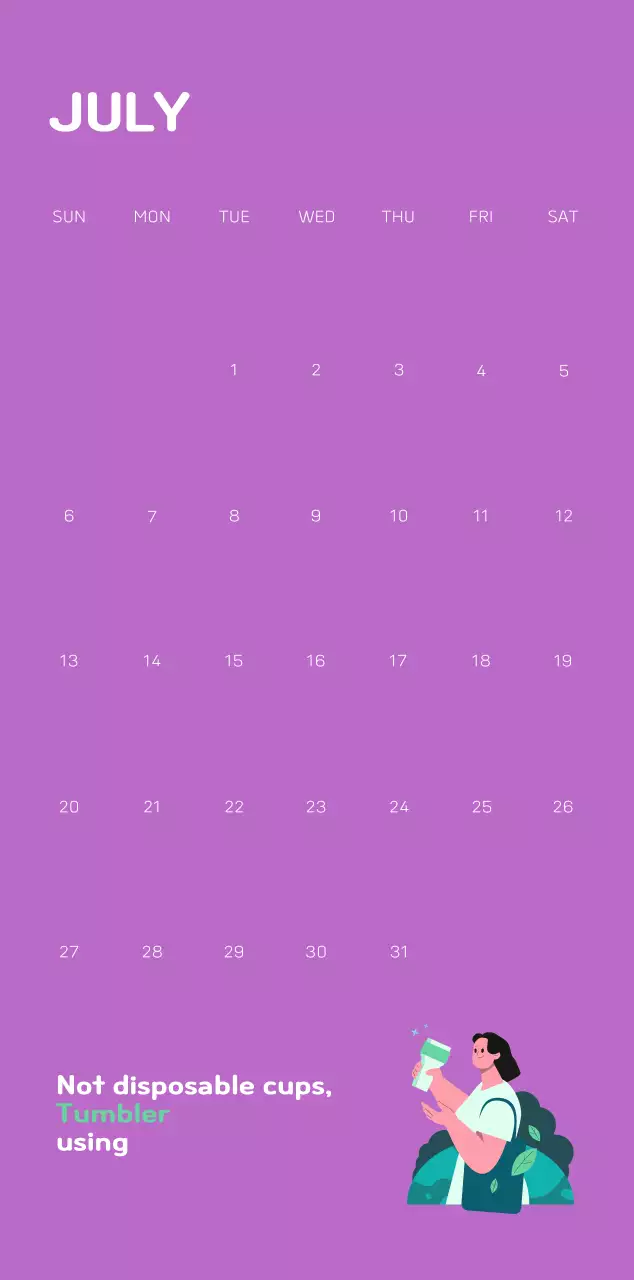 A colorful holiday celebration with illustrations of conservationists and the planet.