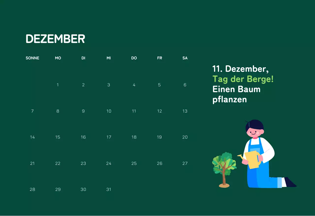 Eine soziale Stiftung, die die Weihnachtszeit mit farbenfrohen Illustrationen von Menschen und dem Planeten feiert.