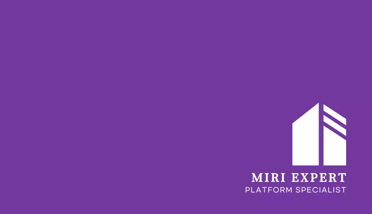 Purple Modern Business Card
