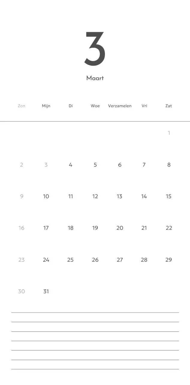 Een fotokalender met een strakke, stedelijke uitstraling