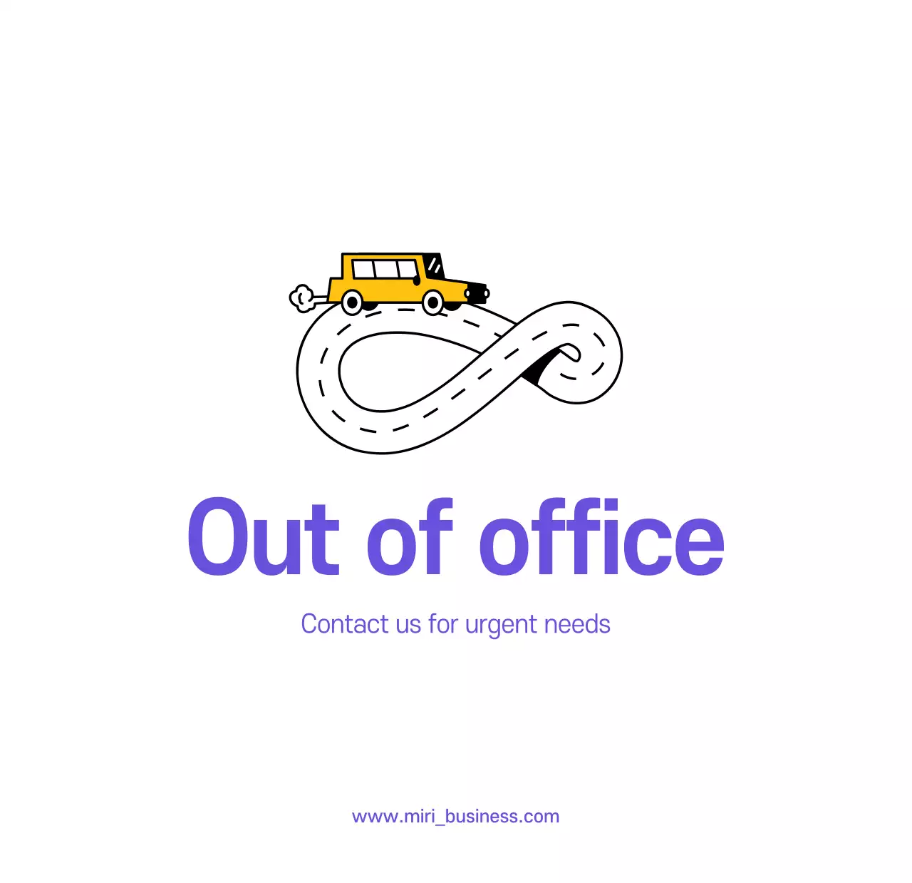 Minh họa đường nét rõ ràng trên nền màu tím