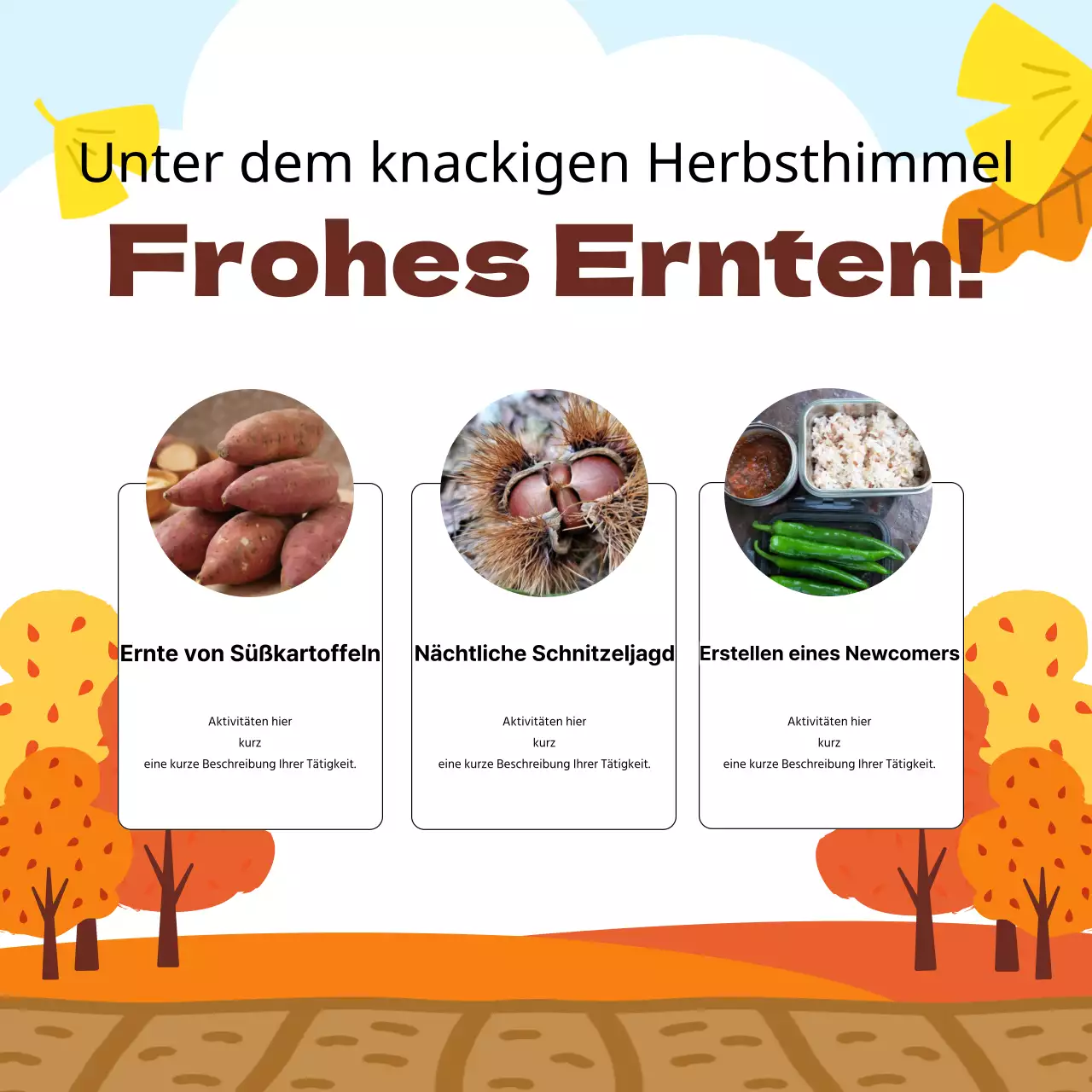 Orange Herbst Erfahrung Roundup