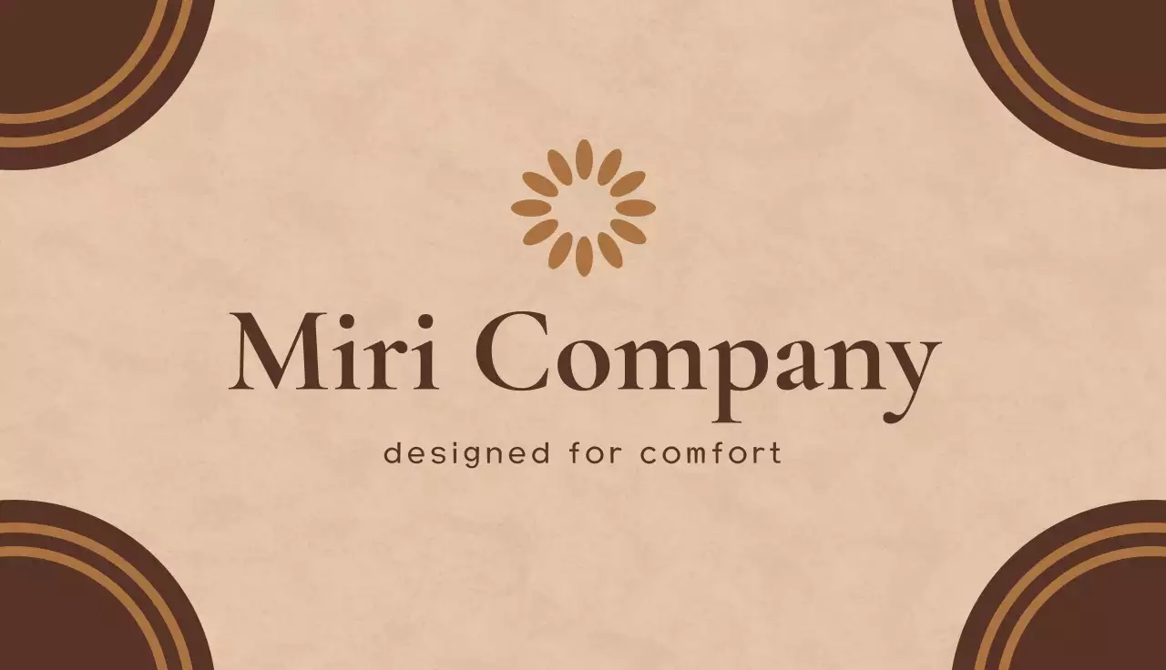 Beige Minimalist Business Card