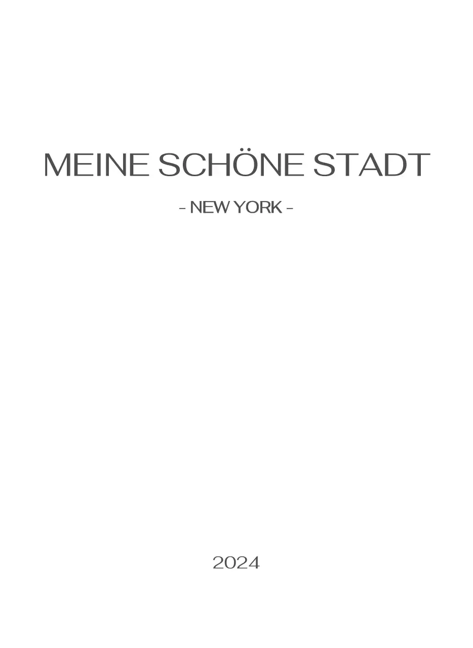 Ein Fotokalender mit klarem, urbanem Charakter