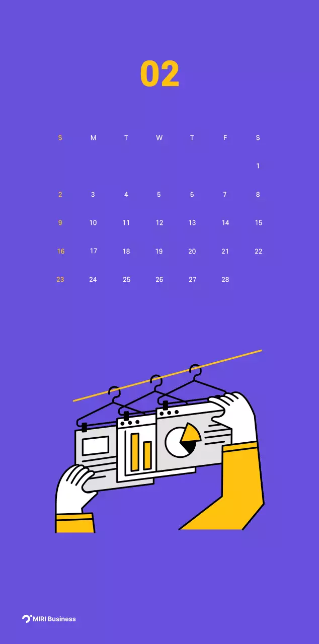 Illustrazione di linee pulite su sfondo viola