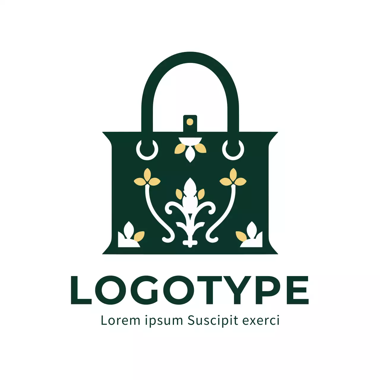 Green Elegant Fashion Logo