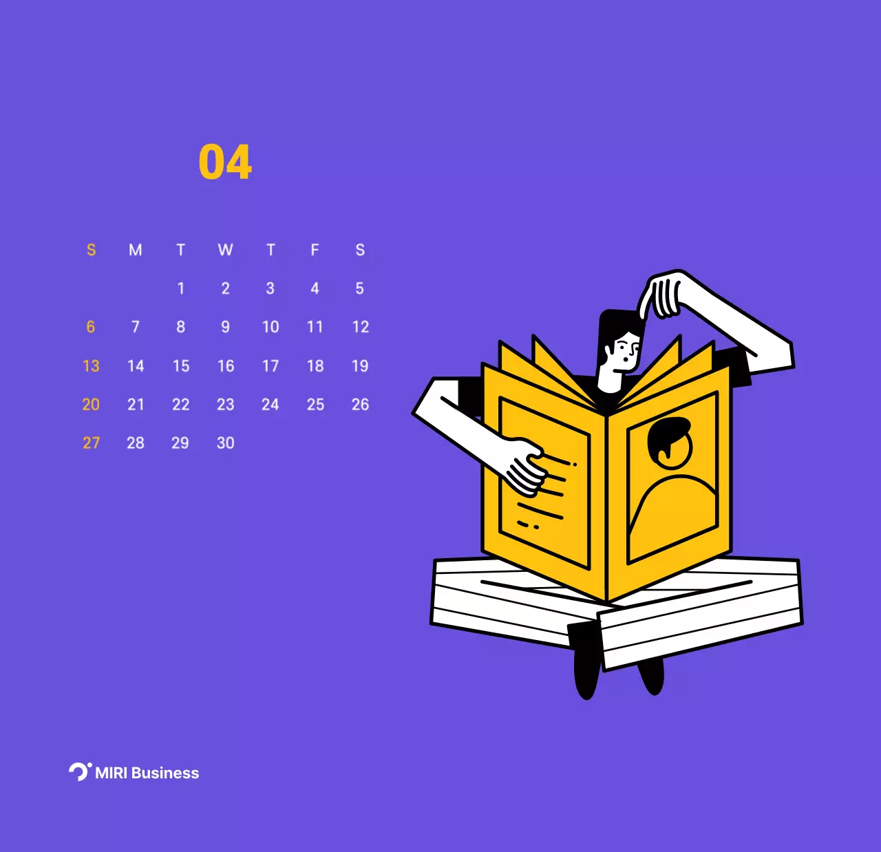 Saubere Linie Illustration auf einem lila Hintergrund