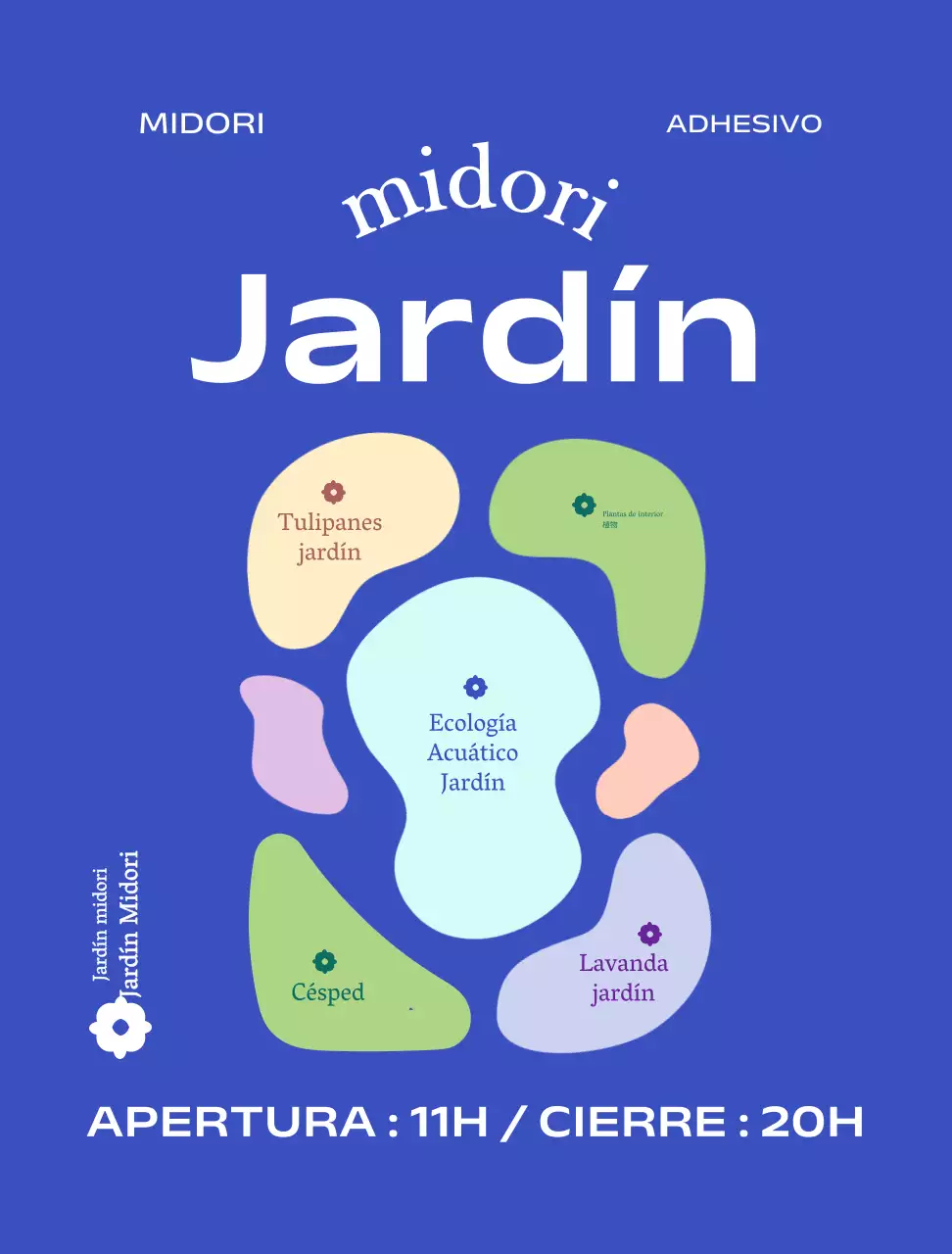 Mercancía de bolígrafo en el fondo de un jardín botánico ecológico