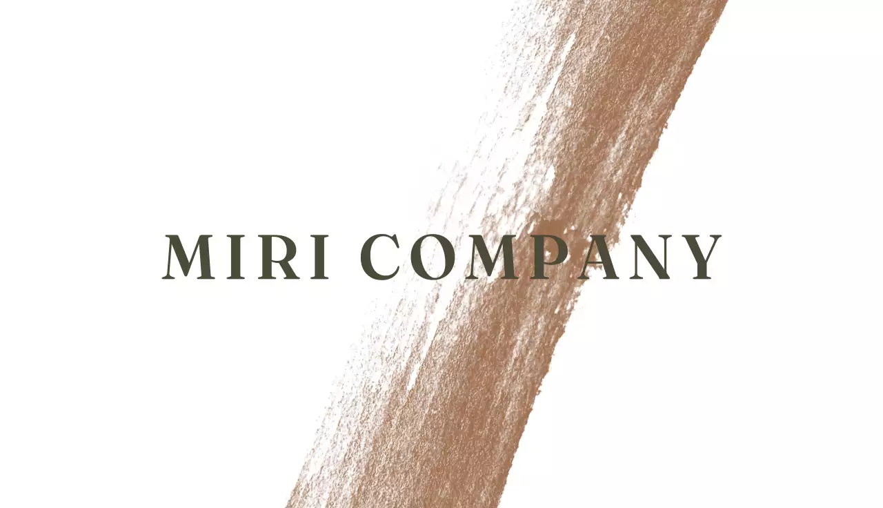 Brown Minimalist Business Card